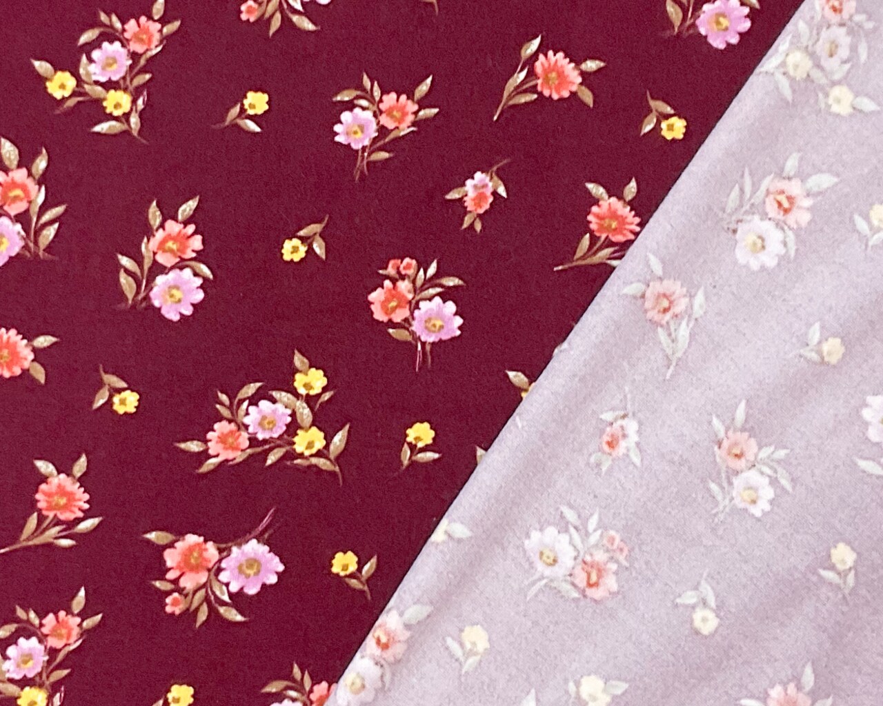 Red-Multi Poly Spandex Stretch Floral Print DB Jersey Knit Fabric By the Yard